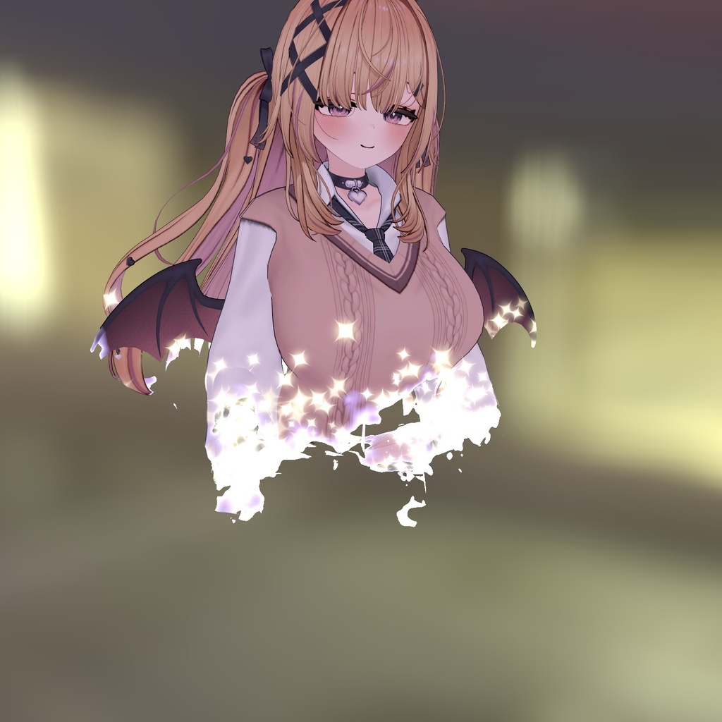 【VRChat・汎用】入室・退室で体がほどけて消える演出「綻」(アバター用・PC)
