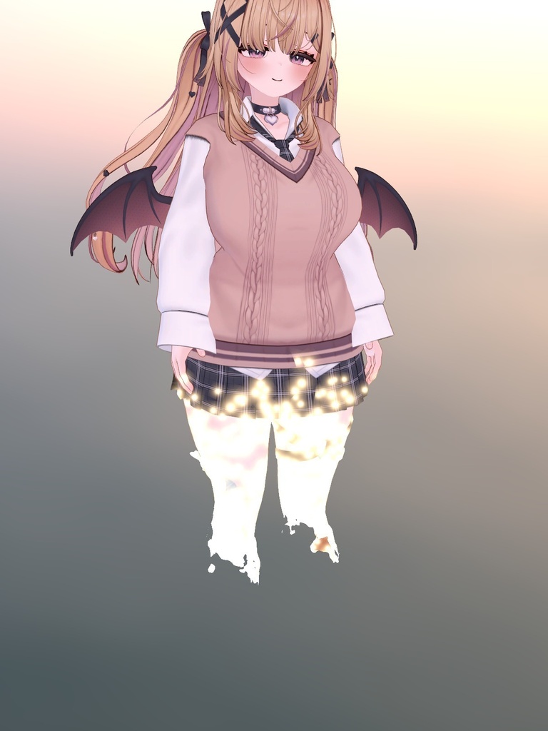【VRChat・汎用】入室・退室で体がほどけて消える演出「綻」(アバター用・PC)
