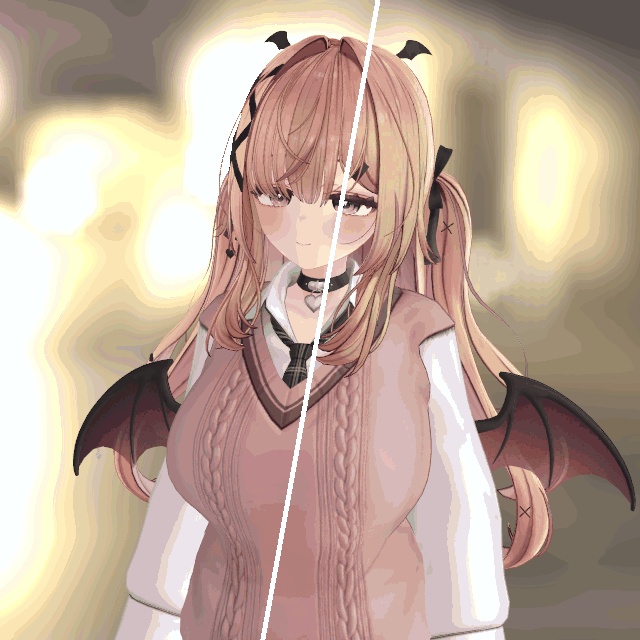 【VRChat・汎用】暗いワールドでも真っ黒にならない明るさ調整「明暗」(アバター用・PC)
