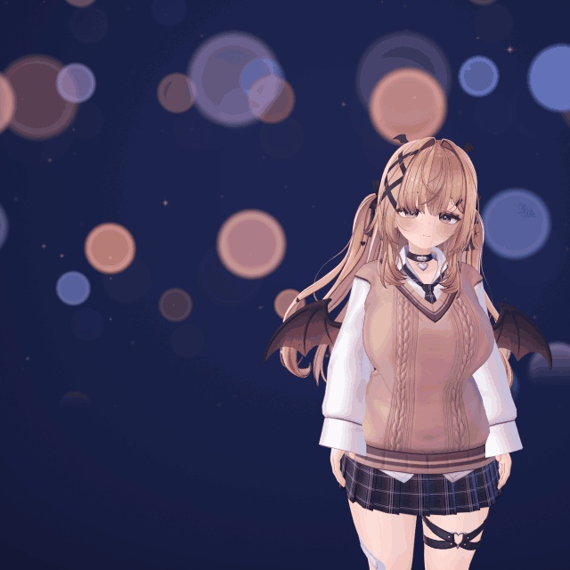 【VRChatワールド用】ボケ玉と光の背景で撮る撮影スポット「写場」【PC/Quest対応】