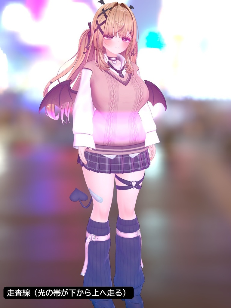 【VRChat・汎用】AudioLinkの音楽に合わせて体が光る「響光」(アバター用・PC)