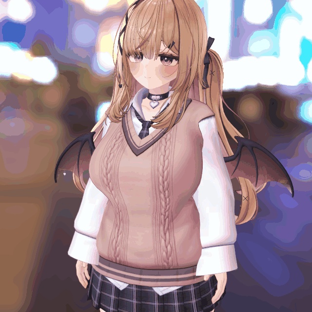 【VRChat・汎用】体に光る回路が流れるサイバー模様「電脈」(アバター用・PC)