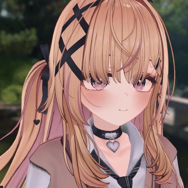 【VRChat・汎用】アクセサリーや羽をガラス・アクリル・すりガラスにする「透玻」(アバター用・PC)