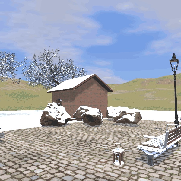 【VRChatワールド用】時刻で晴れ・雨・霧・雪がめぐる天気「天候」【PC/Quest対応】