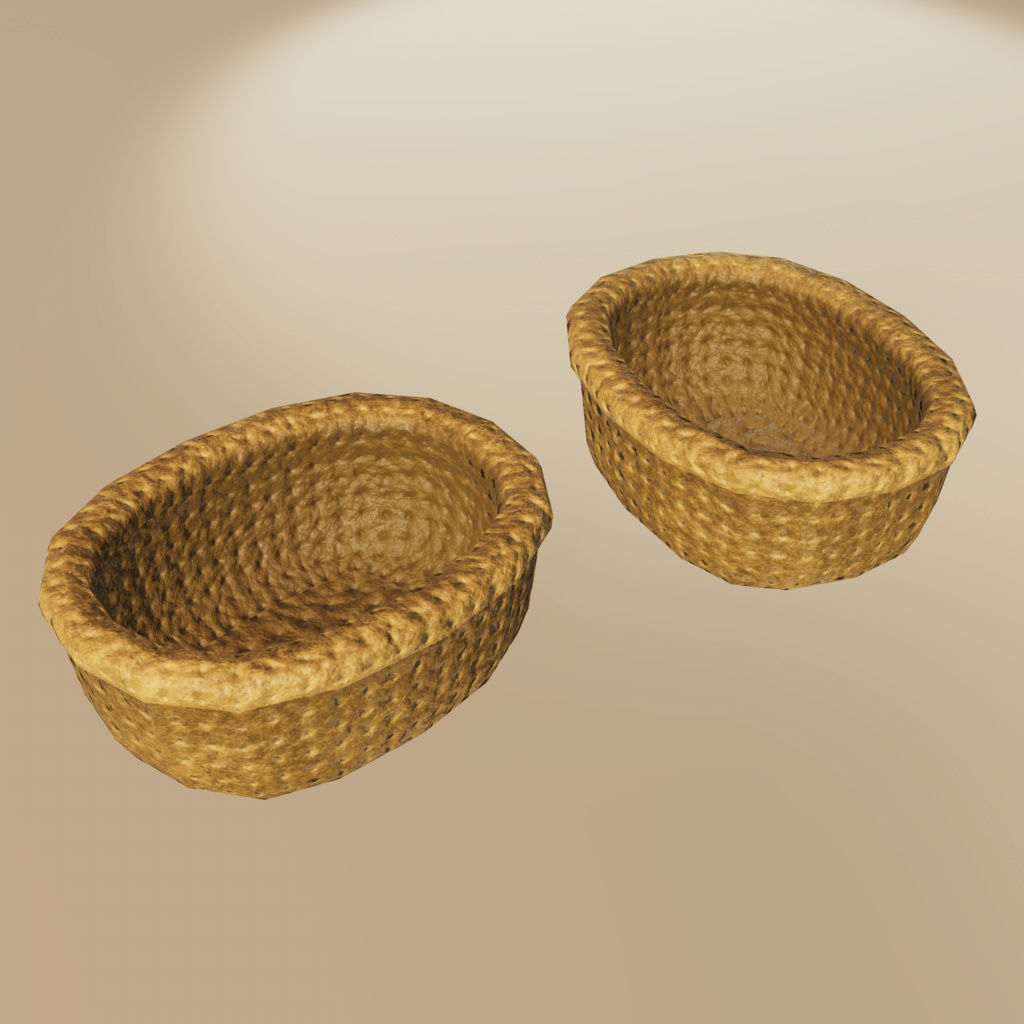 【3D小物】昭和レトロ こたつセット|小物10種セット