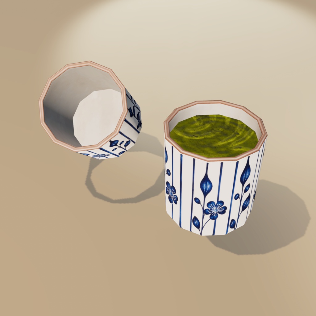 【3D小物】昭和レトロ こたつセット|小物10種セット