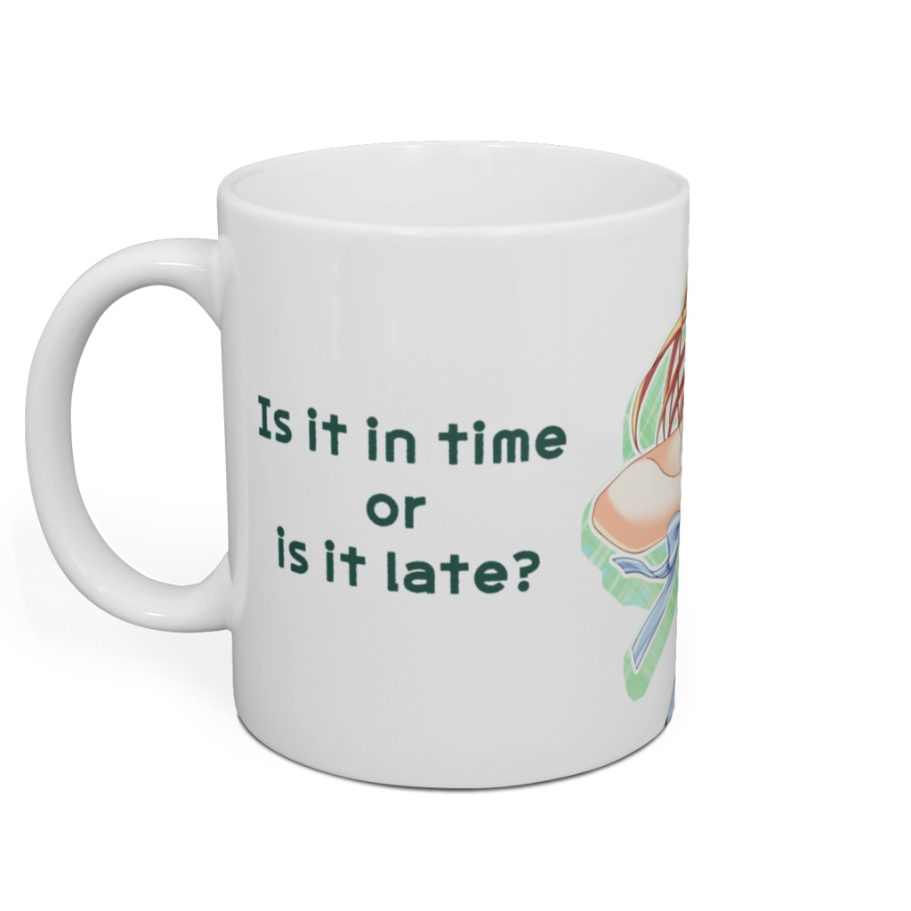 リーナ「間に合うか、それとも遅刻か?」マグカップ ★オンデマンド販売