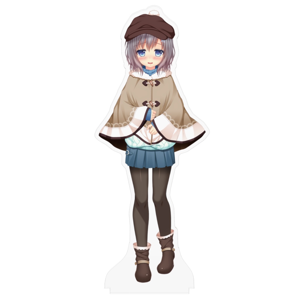 有希「外出用ポンチョ」アクリルフィギュア