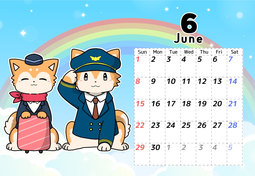 犬居ゆう卓上カレンダー2025