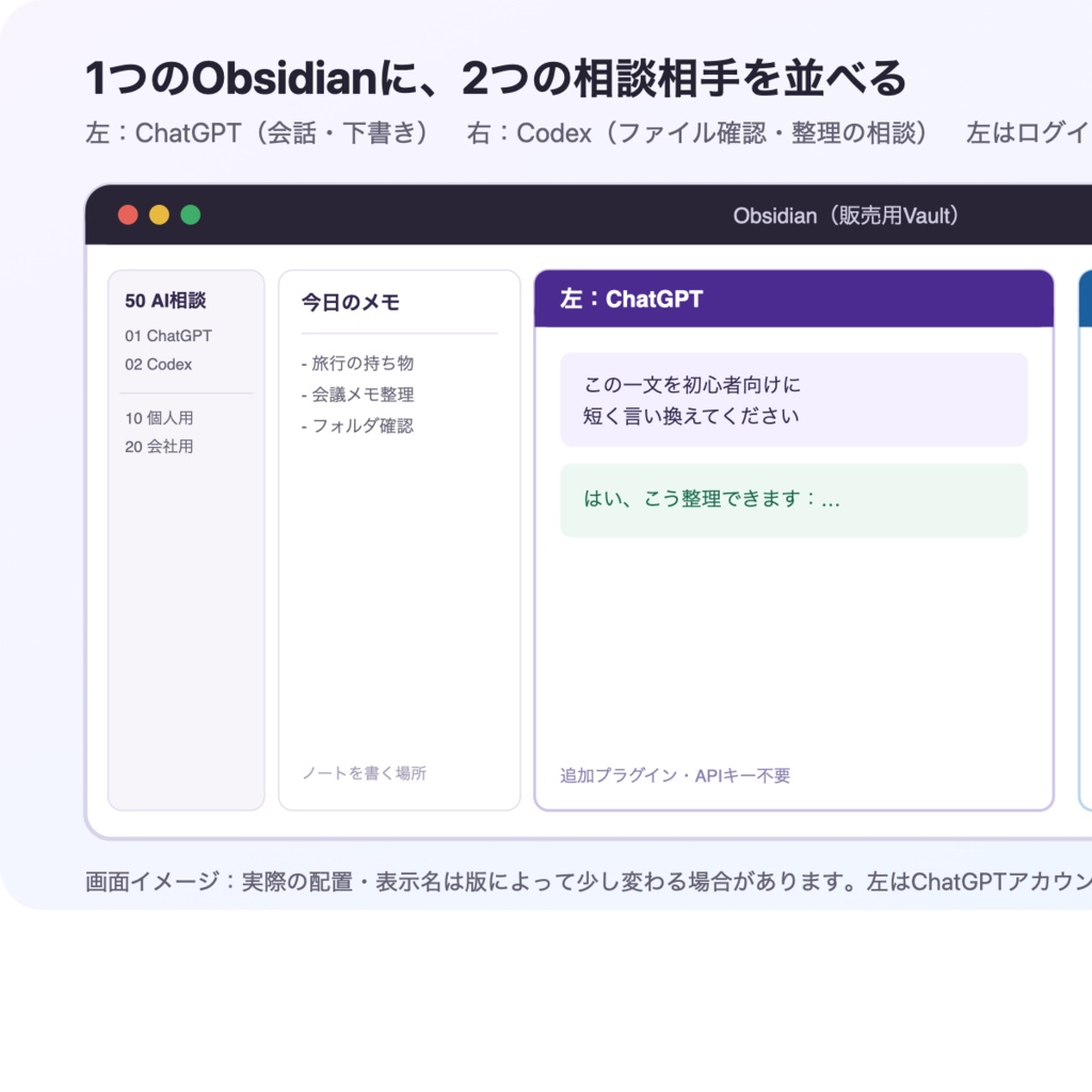 ObsidianにAIを入れるスターター