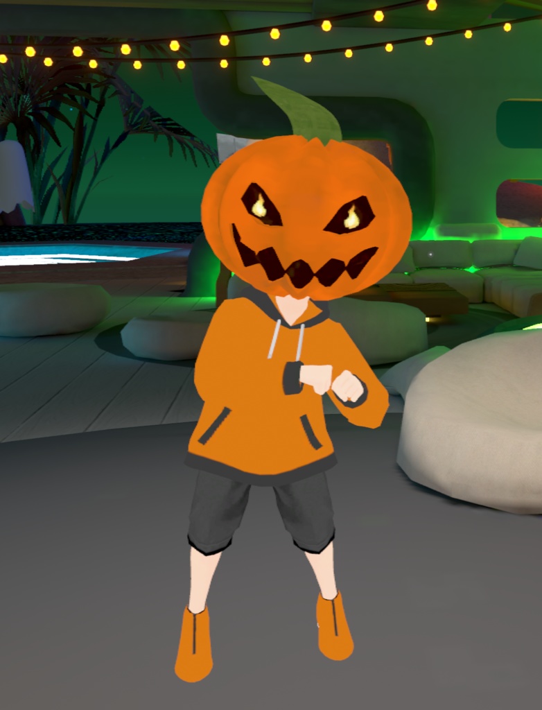 【VRChat対応】カボチャ_ハロウィン(UnityPackage)