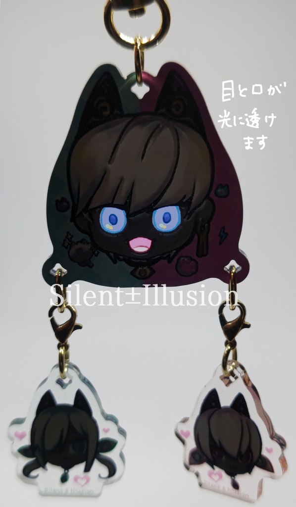 ニャンドラ+ヴァジュラアクリルキーホルダーセット