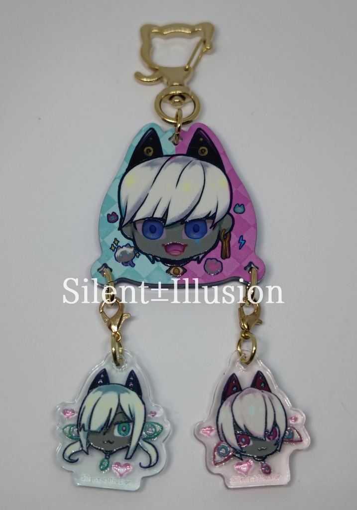 ニャンドラ+ヴァジュラアクリルキーホルダーセット