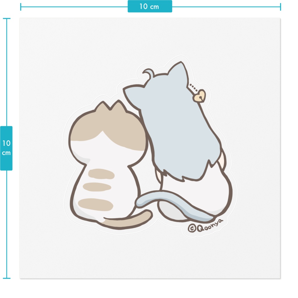 QOO with TSUCHINEKO Sticker