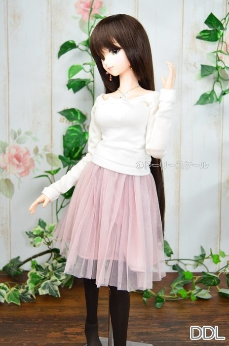 ギャザースカートの型紙 Gather skirt pattern