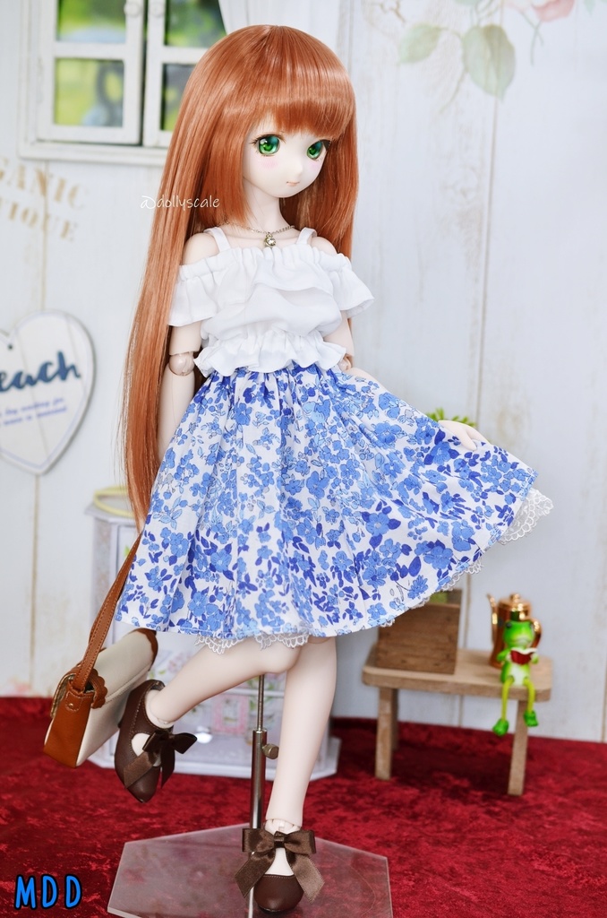ギャザースカートの型紙 Gather skirt pattern