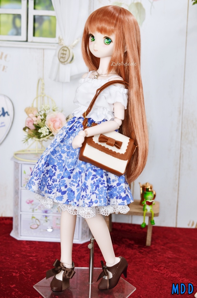 ギャザースカートの型紙 Gather skirt pattern