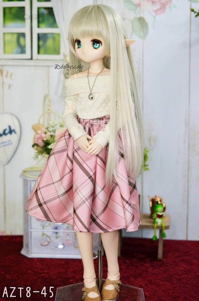 ギャザースカートの型紙 Gather skirt pattern