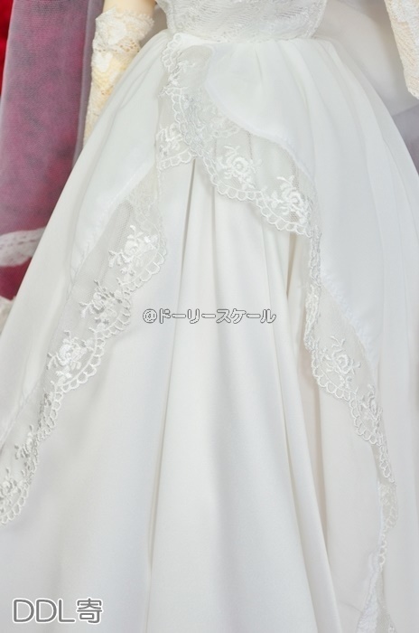 オーバースカートCの型紙 Overskirt C pattern