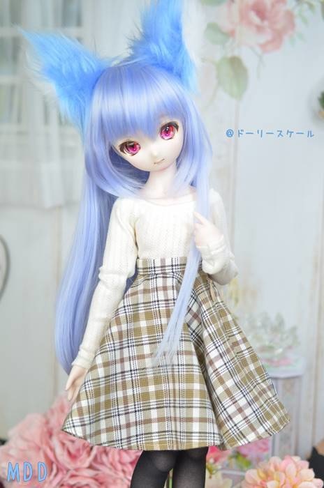 フレアスカートの型紙 Flared skirt pattern