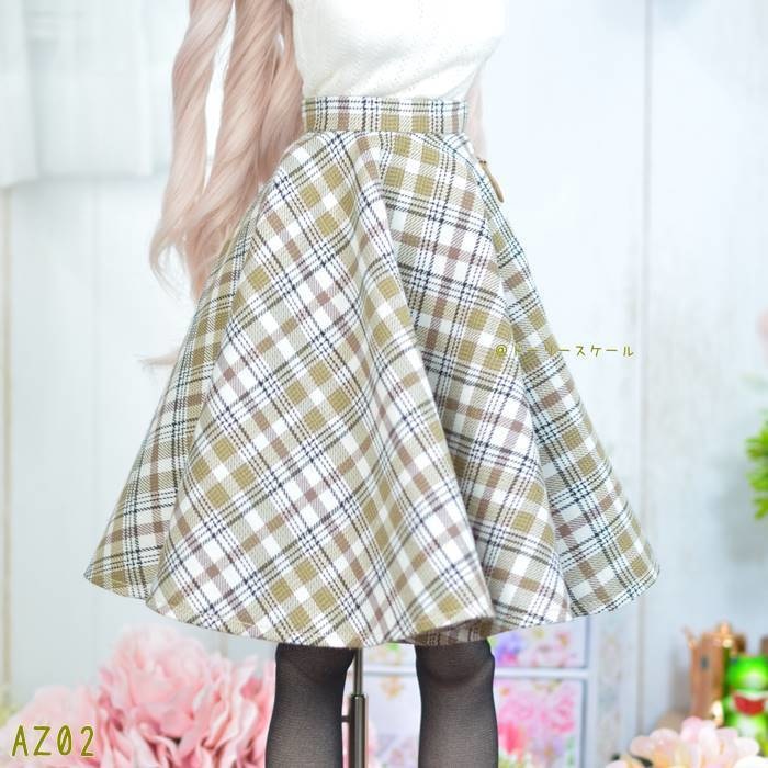 フレアスカートの型紙 Flared skirt pattern