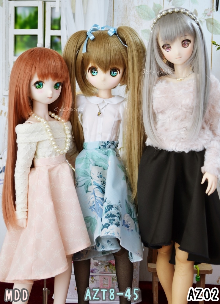 フィッシュテールスカートの型紙 Fishtail skirt pattern