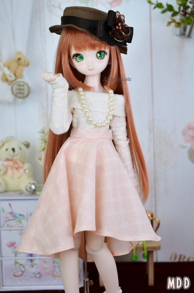 フィッシュテールスカートの型紙 Fishtail skirt pattern