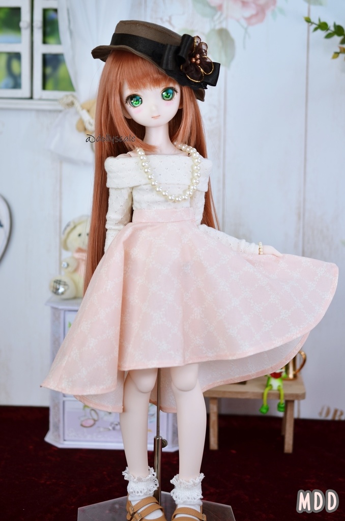 フィッシュテールスカートの型紙 Fishtail skirt pattern