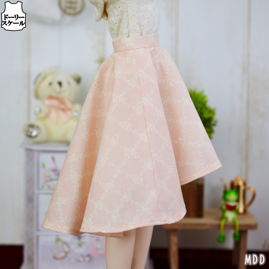 フィッシュテールスカートの型紙 Fishtail skirt pattern