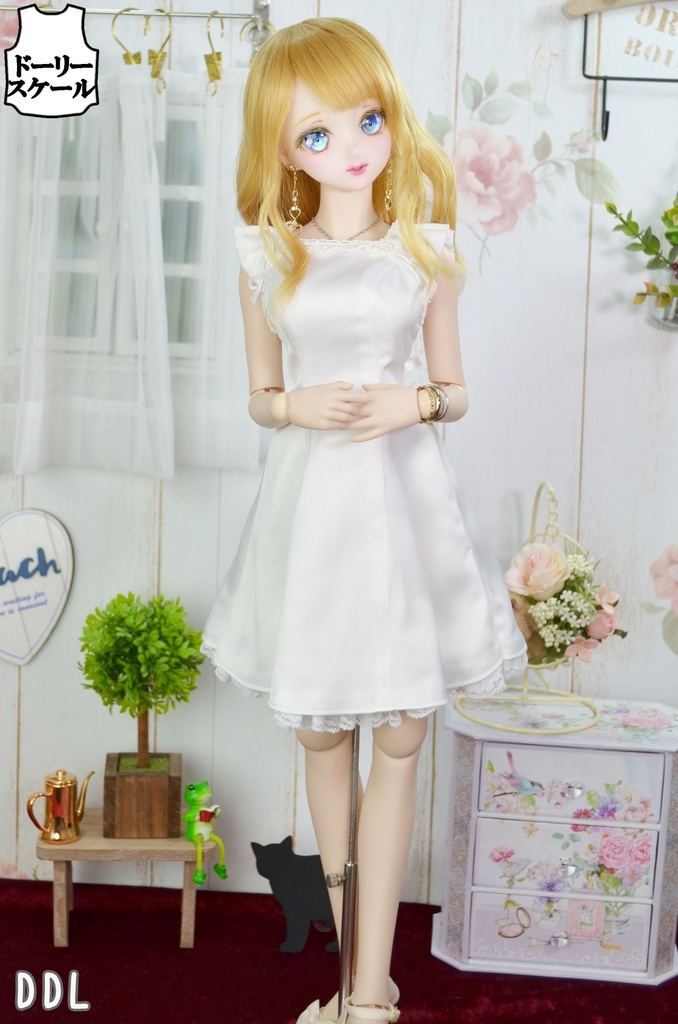 ストラップワンピースの型紙 Strap dress pattern