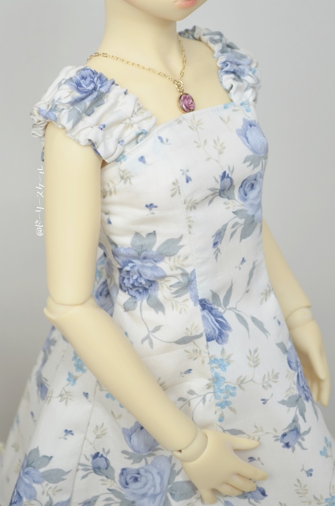 ストラップワンピースの型紙 Strap dress pattern