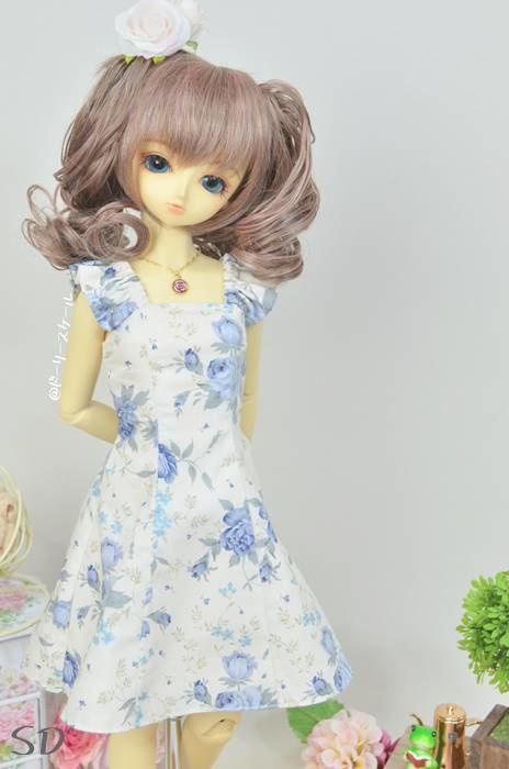 ストラップワンピースの型紙 Strap dress pattern
