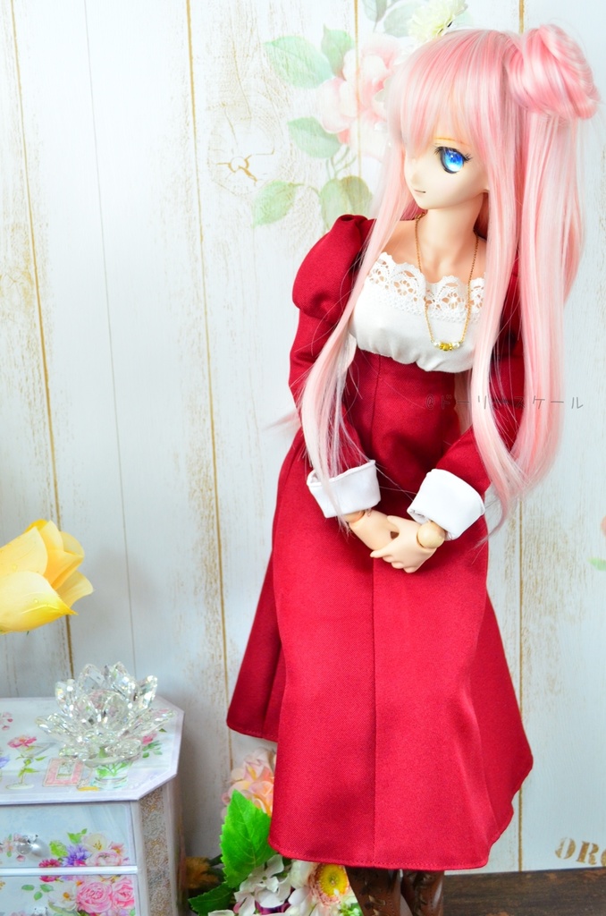 オープンバストワンピースの型紙 Open bust one piece pattern