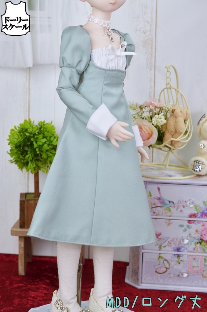 オープンバストワンピースの型紙 Open bust one piece pattern