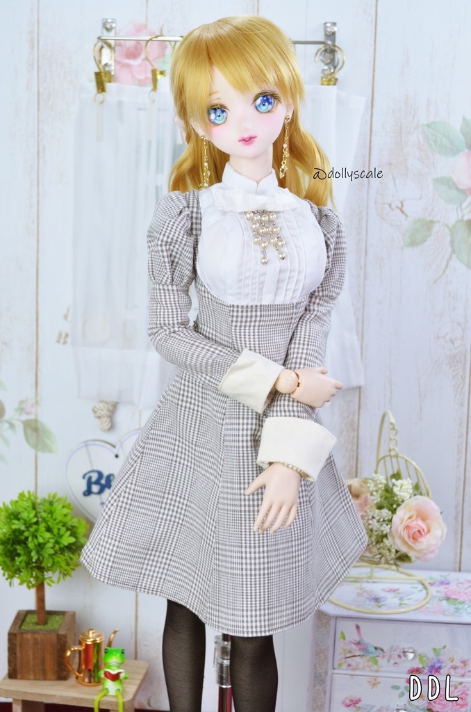 オープンバストワンピースの型紙 Open bust one piece pattern