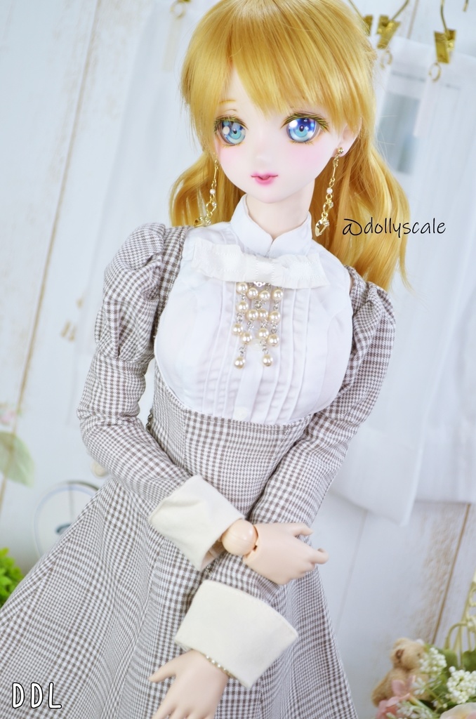 オープンバストワンピースの型紙 Open bust one piece pattern