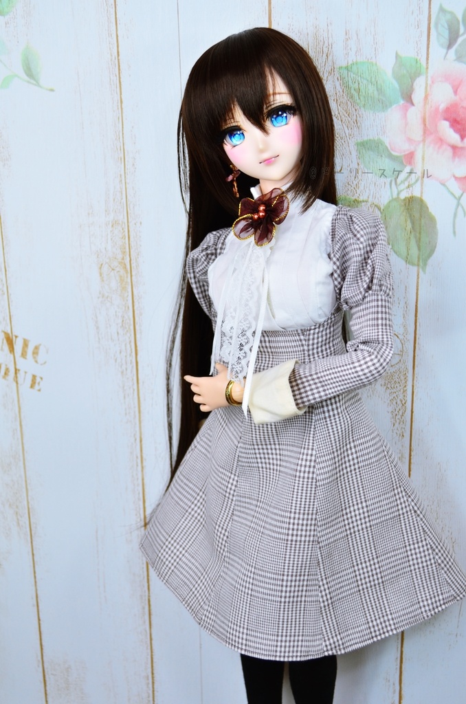 オープンバストワンピースの型紙 Open bust one piece pattern