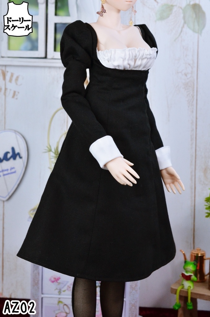 オープンバストワンピースの型紙 Open bust one piece pattern