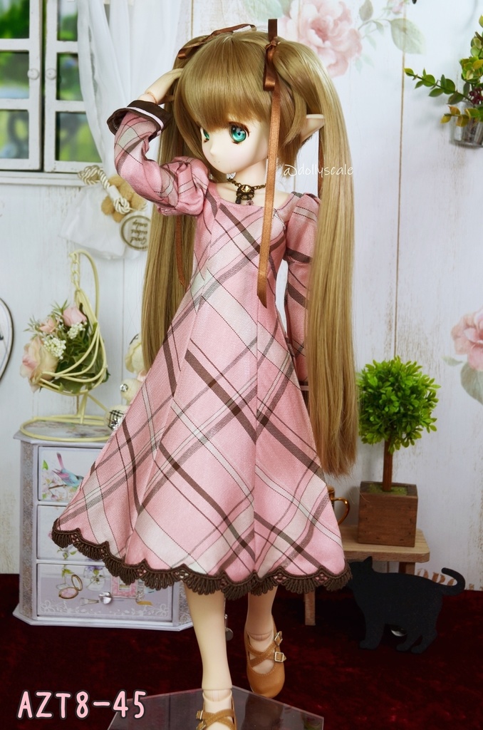 オープンバストワンピースの型紙 Open bust one piece pattern