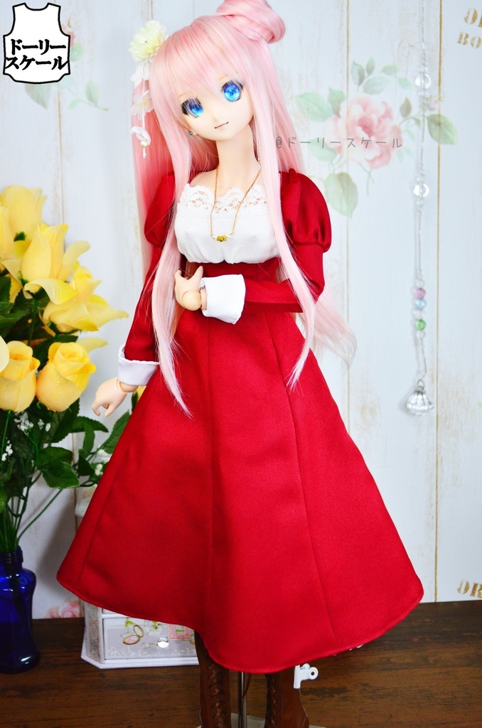 オープンバストワンピースの型紙 Open bust one piece pattern