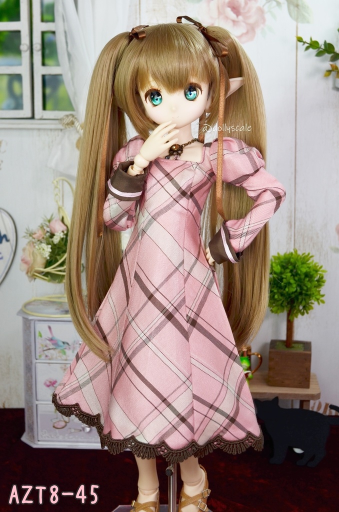 オープンバストワンピースの型紙 Open bust one piece pattern