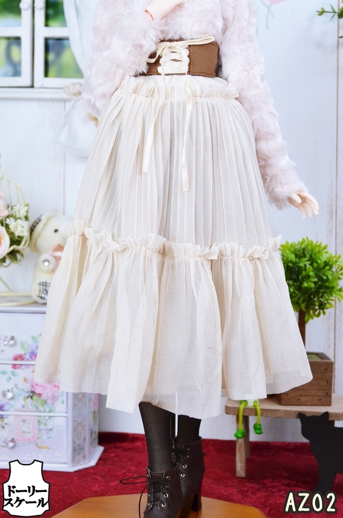 ロングパニエの型紙 Long pannier pattern