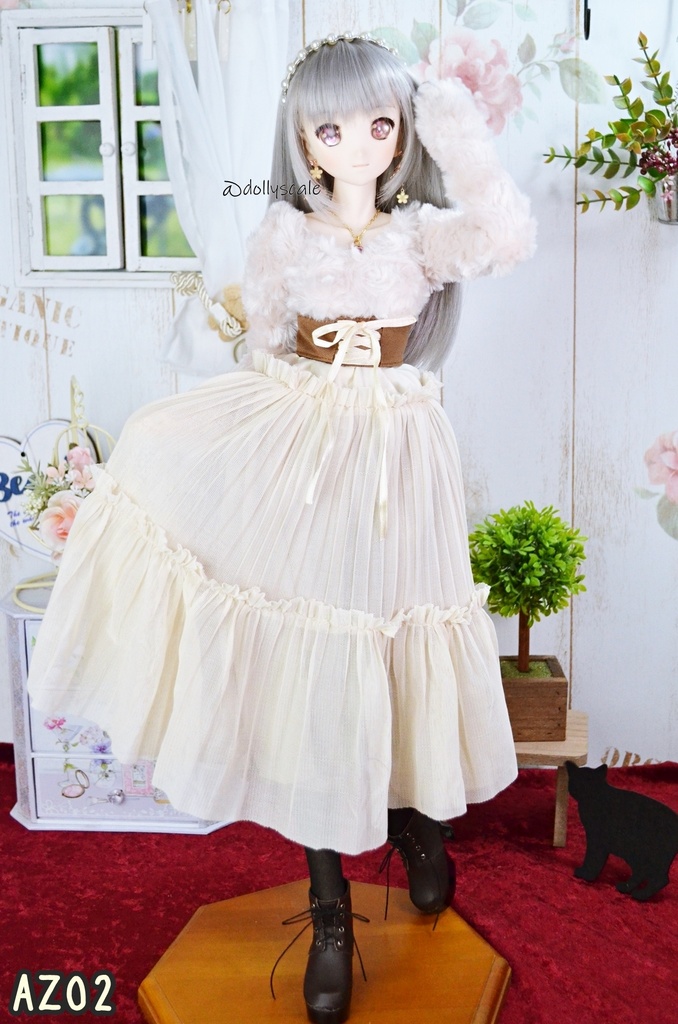 ロングパニエの型紙 Long pannier pattern