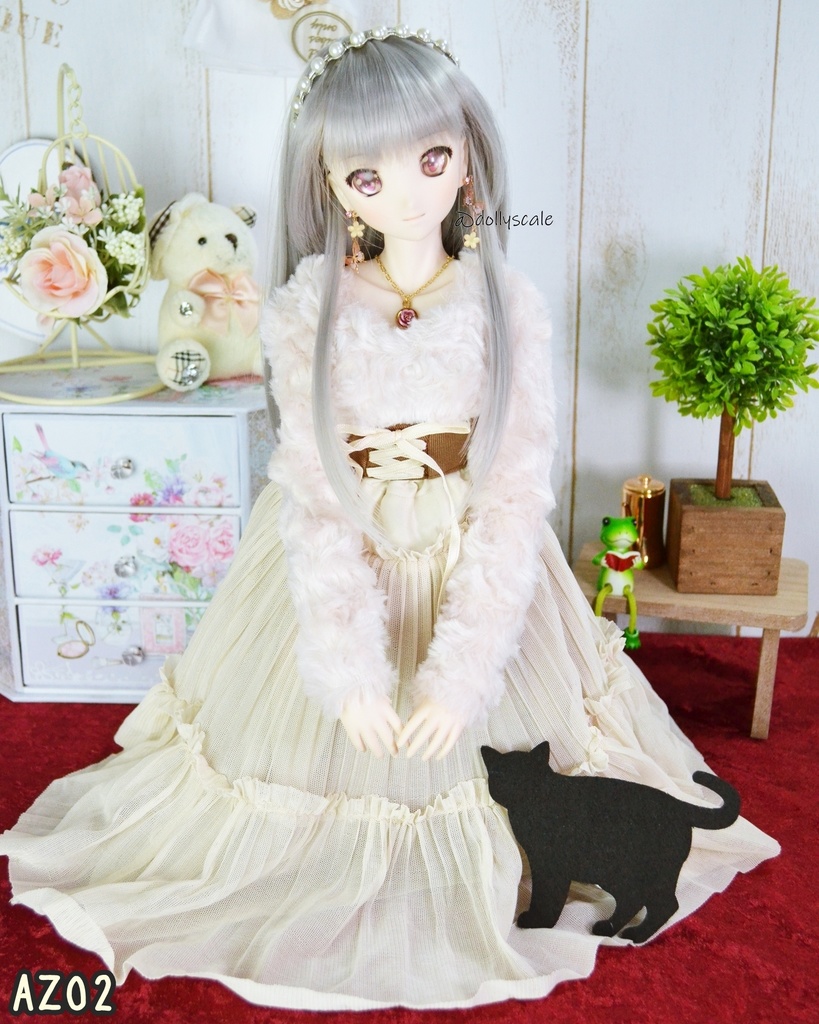 ロングパニエの型紙 Long pannier pattern