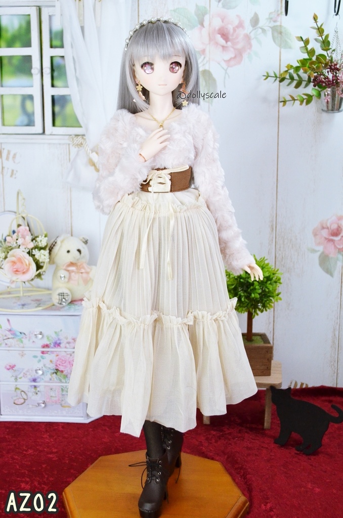 ロングパニエの型紙 Long pannier pattern