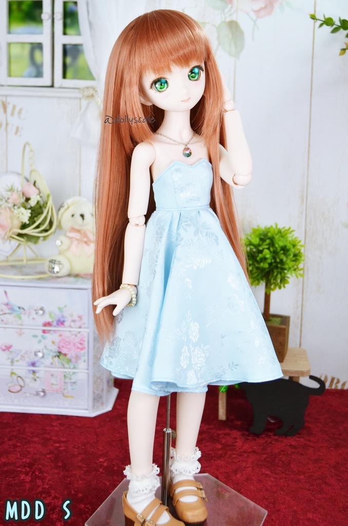 ドレス上の型紙 Upper dress pattern