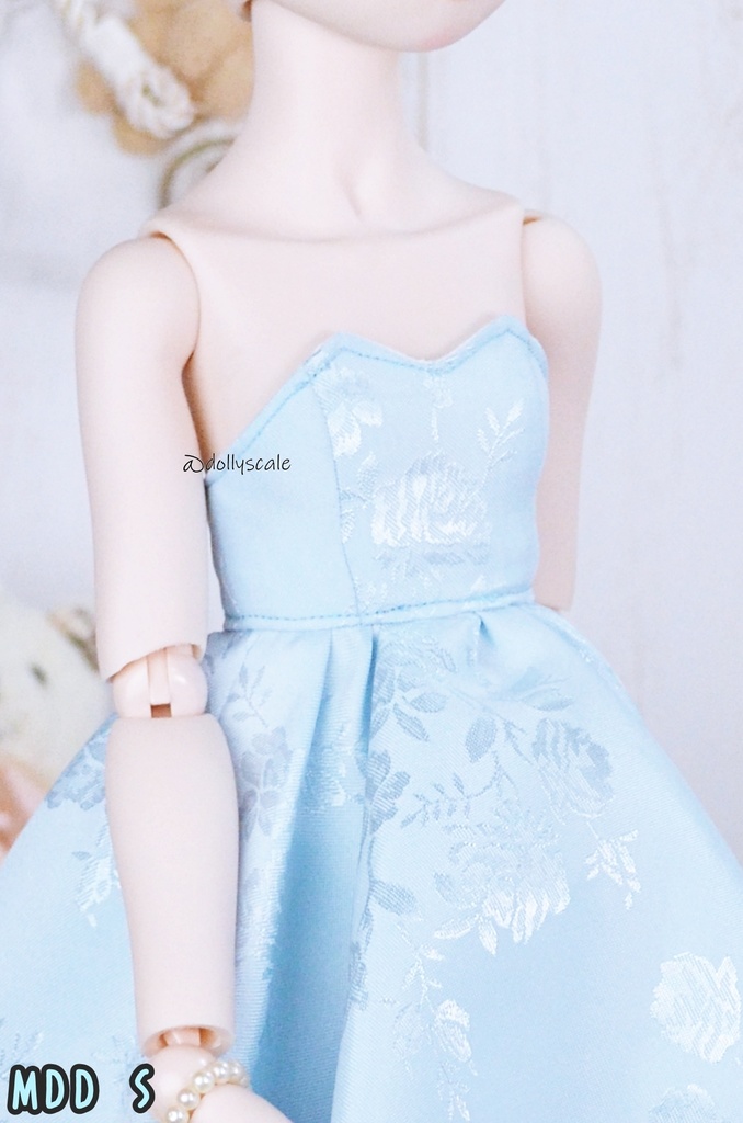 ドレス上の型紙 Upper dress pattern