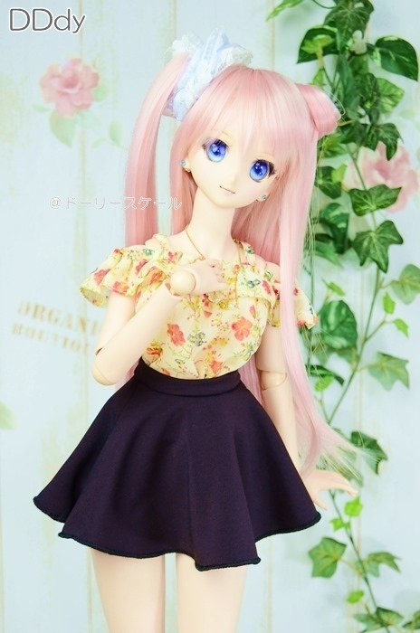 オフショルダーフリルトップスの型紙 Off-Shoulder Frill Top pattern