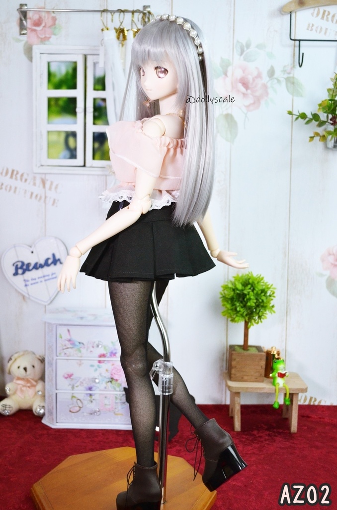 オフショルダーフリルトップスの型紙 Off-Shoulder Frill Top pattern