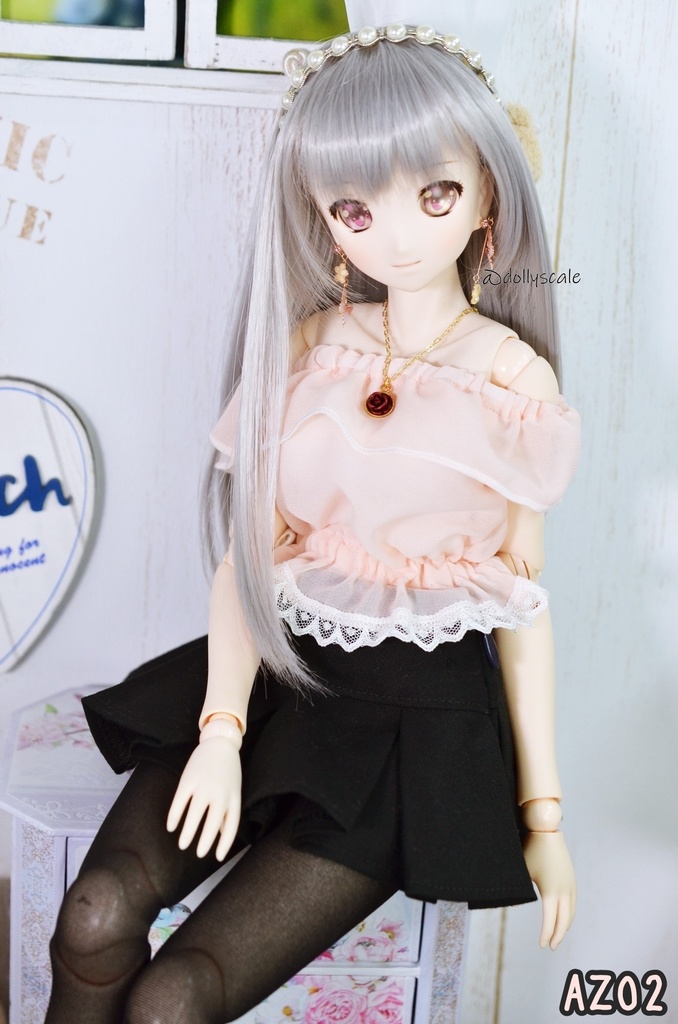 オフショルダーフリルトップスの型紙 Off-Shoulder Frill Top pattern